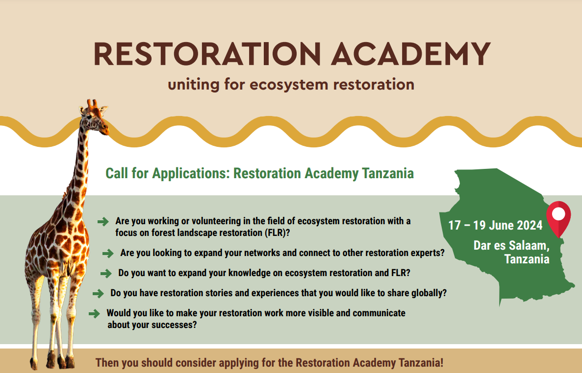 Apply for Restoration Academy-Tanzania